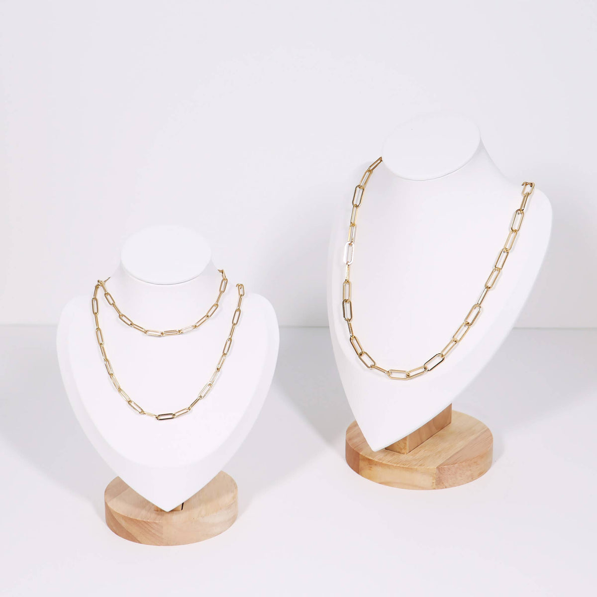 18K Gold Paperclip Chain Necklace - Ember Boutique