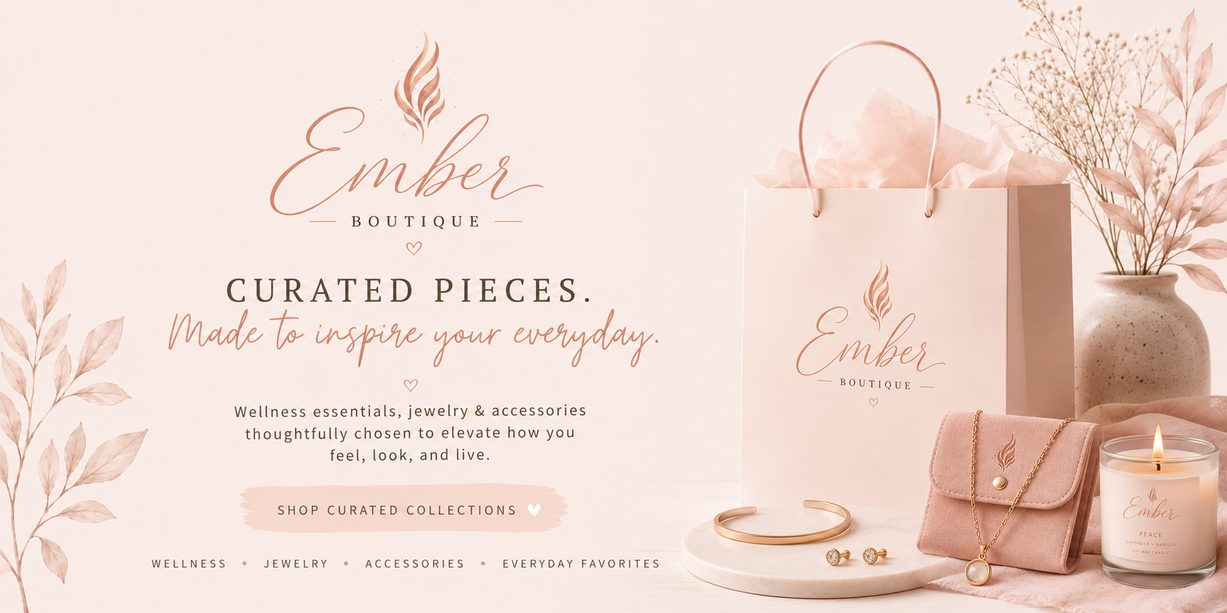 Ember Boutique women's accessories, tarnish-free jewelry, and lifestyle finds — women-owned boutique in Greenwood, AR