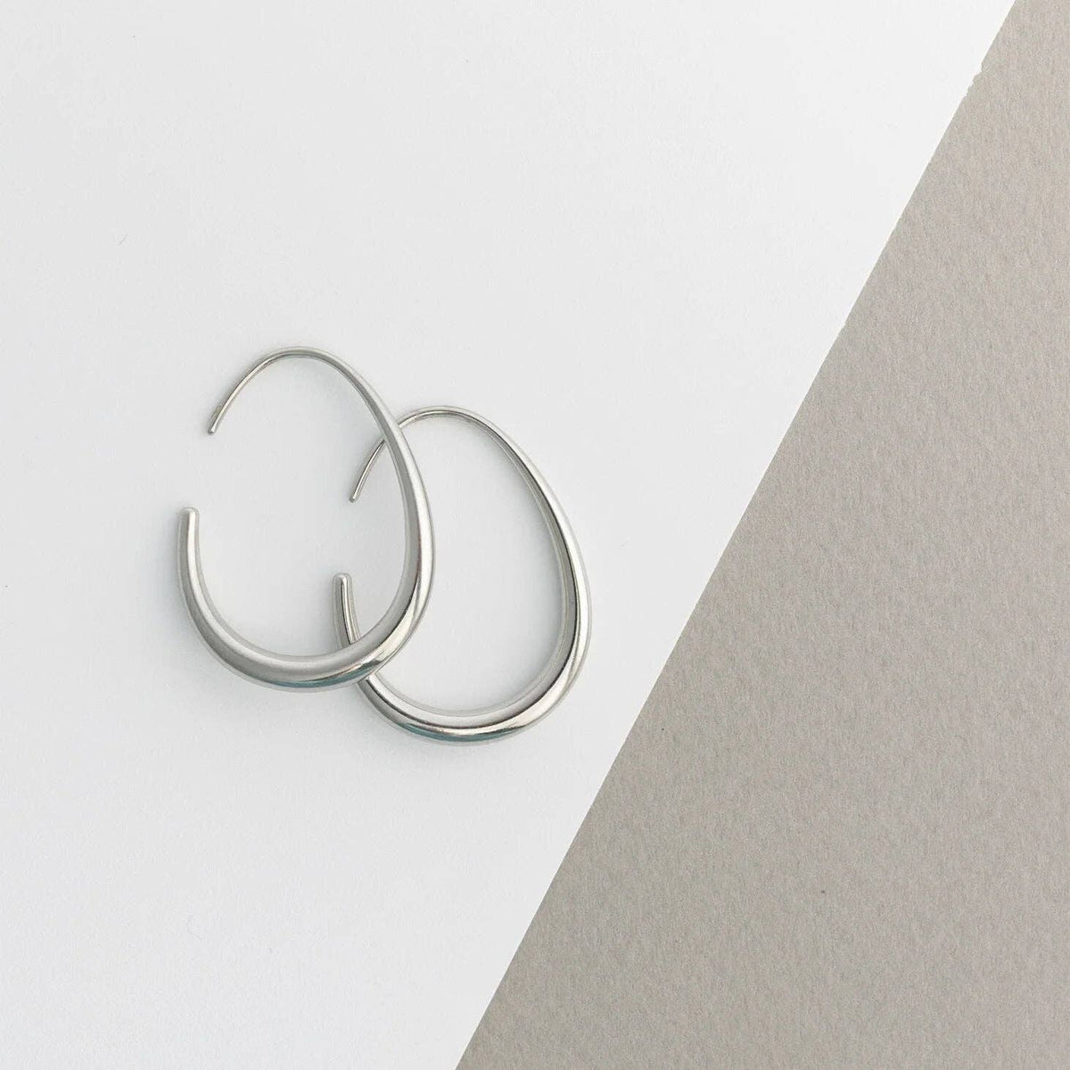 Abstract Hoop Earrings - Ember Boutique