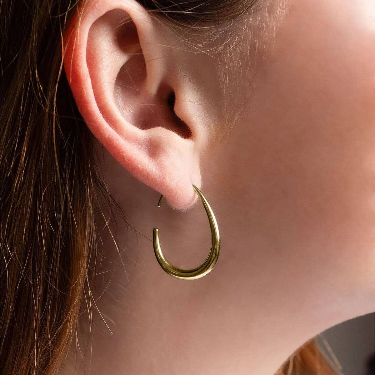 Abstract Hoop Earrings - Ember Boutique