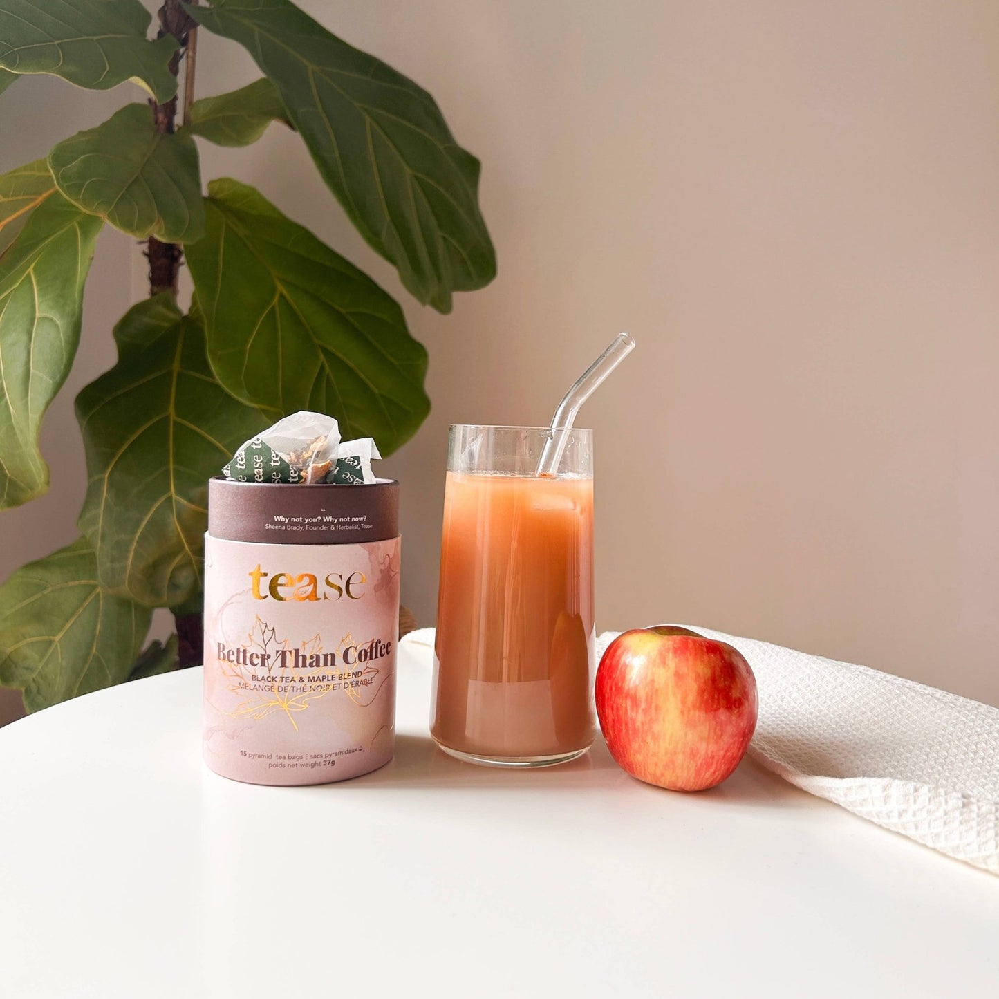 Better Than Coffee Maple Vanilla Black Tea by Tease - Ember Boutique
