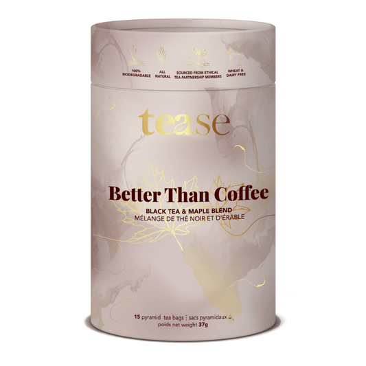 Better Than Coffee Maple Vanilla Black Tea by Tease - Ember Boutique