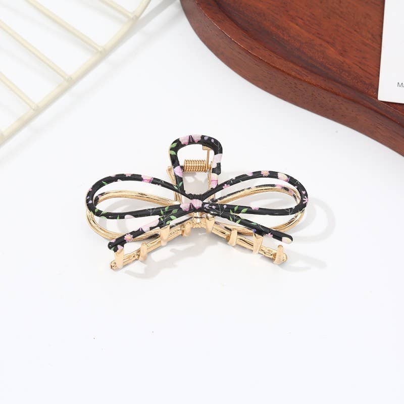 Botanical Floral Coquette Clip Hair Claw Clips | 40H1102 - Ember Boutique