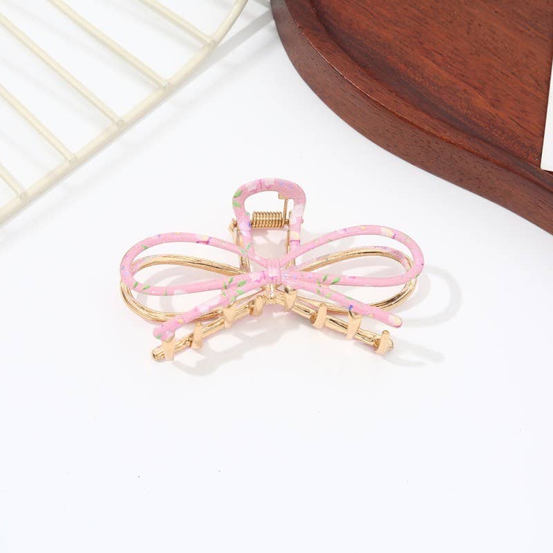 Botanical Floral Coquette Clip Hair Claw Clips | 40H1102 - Ember Boutique