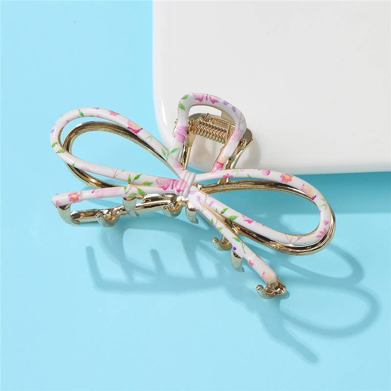 Botanical Floral Coquette Clip Hair Claw Clips | 40H1102 - Ember Boutique