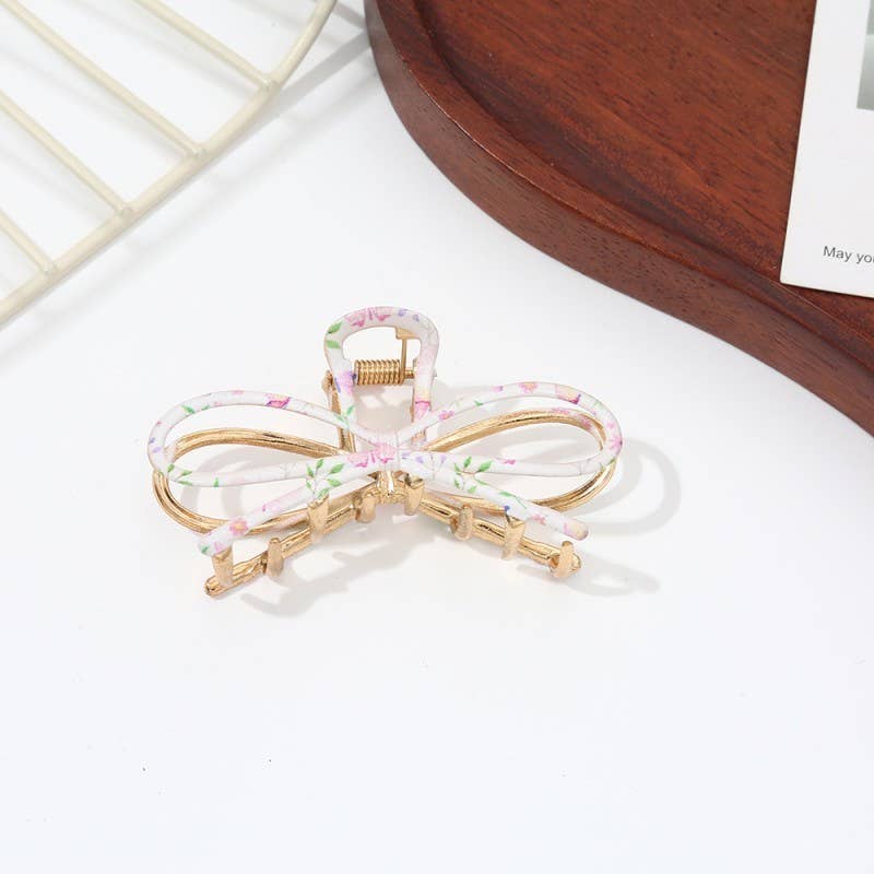 Botanical Floral Coquette Clip Hair Claw Clips | 40H1102 - Ember Boutique