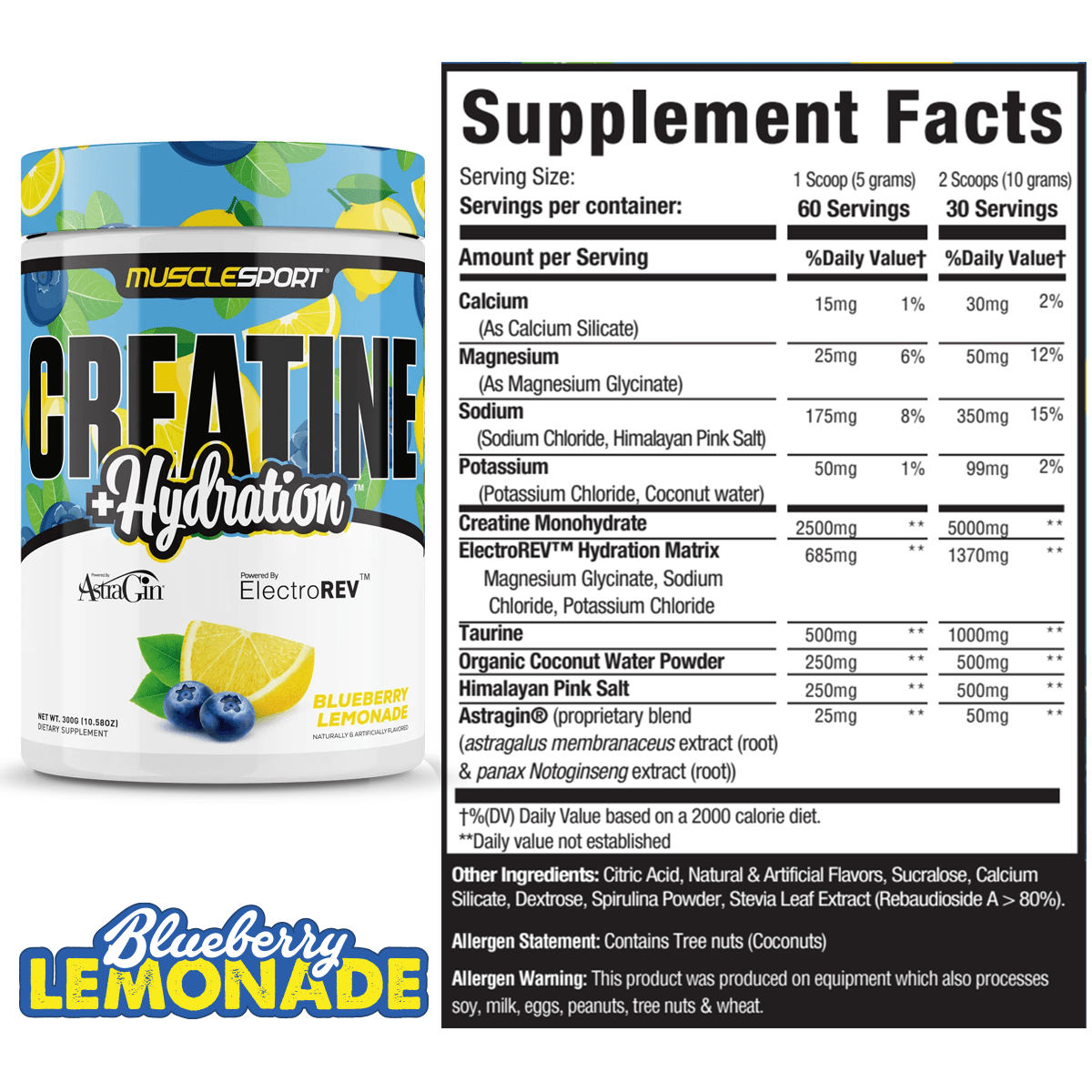 Creatine + Hydration™ 300 Grams - Ember Boutique