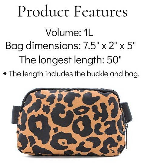 CROSS BODY SLING FANNY PACK BELT BAG | 90FP101 - Ember Boutique