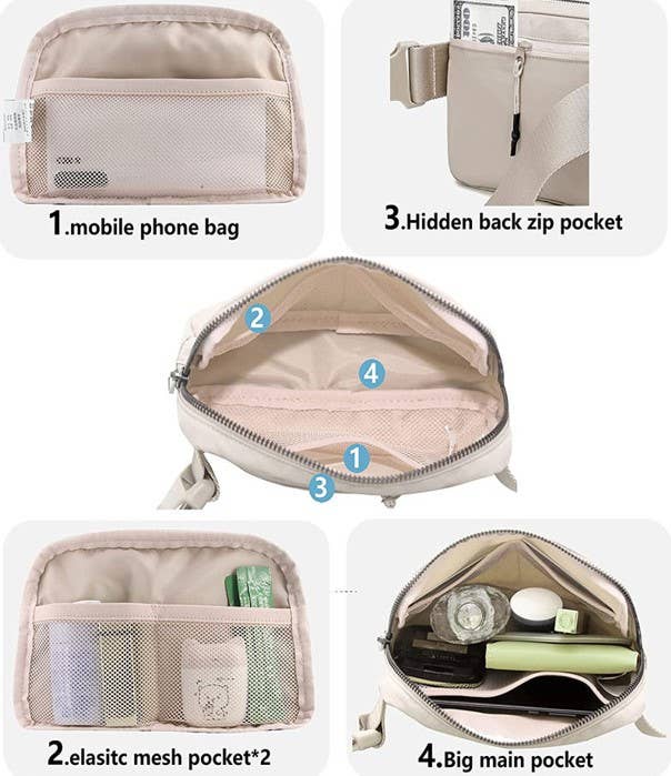 CROSS BODY SLING FANNY PACK BELT BAG | 90FP101 - Ember Boutique