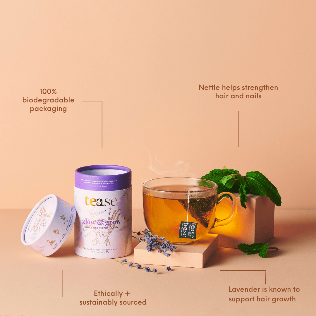 Glow & Grow Beauty Herbal Tea by Tease - Ember Boutique