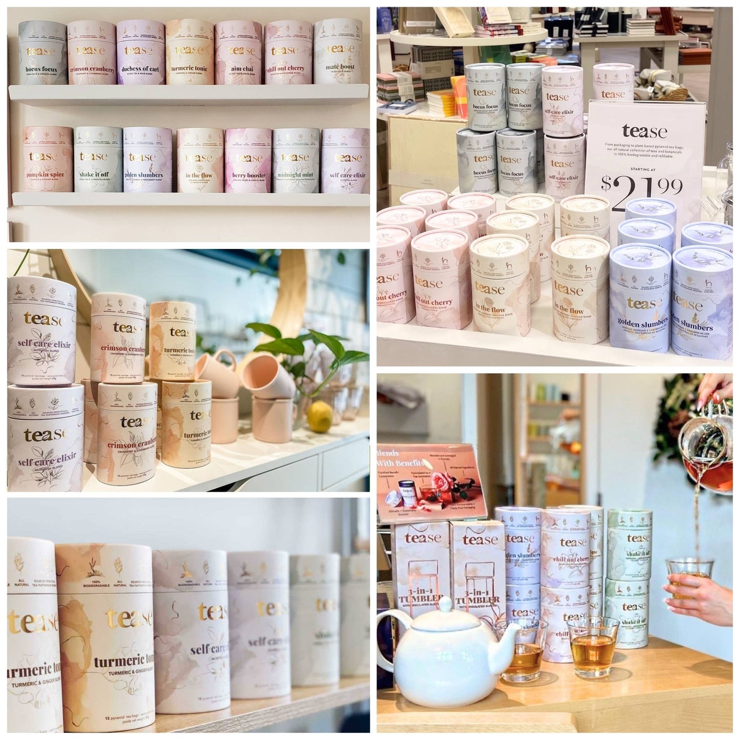 Glow & Grow Beauty Herbal Tea by Tease - Ember Boutique