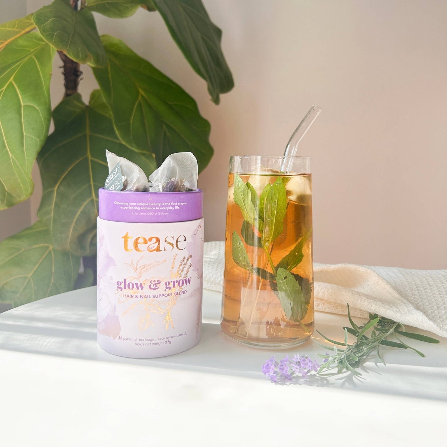 Glow & Grow Beauty Herbal Tea by Tease - Ember Boutique