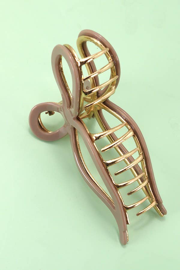 JUMBO CELLULOSE CASTING BOW HAIR CLAW CLIPS | 40H759 - Ember Boutique
