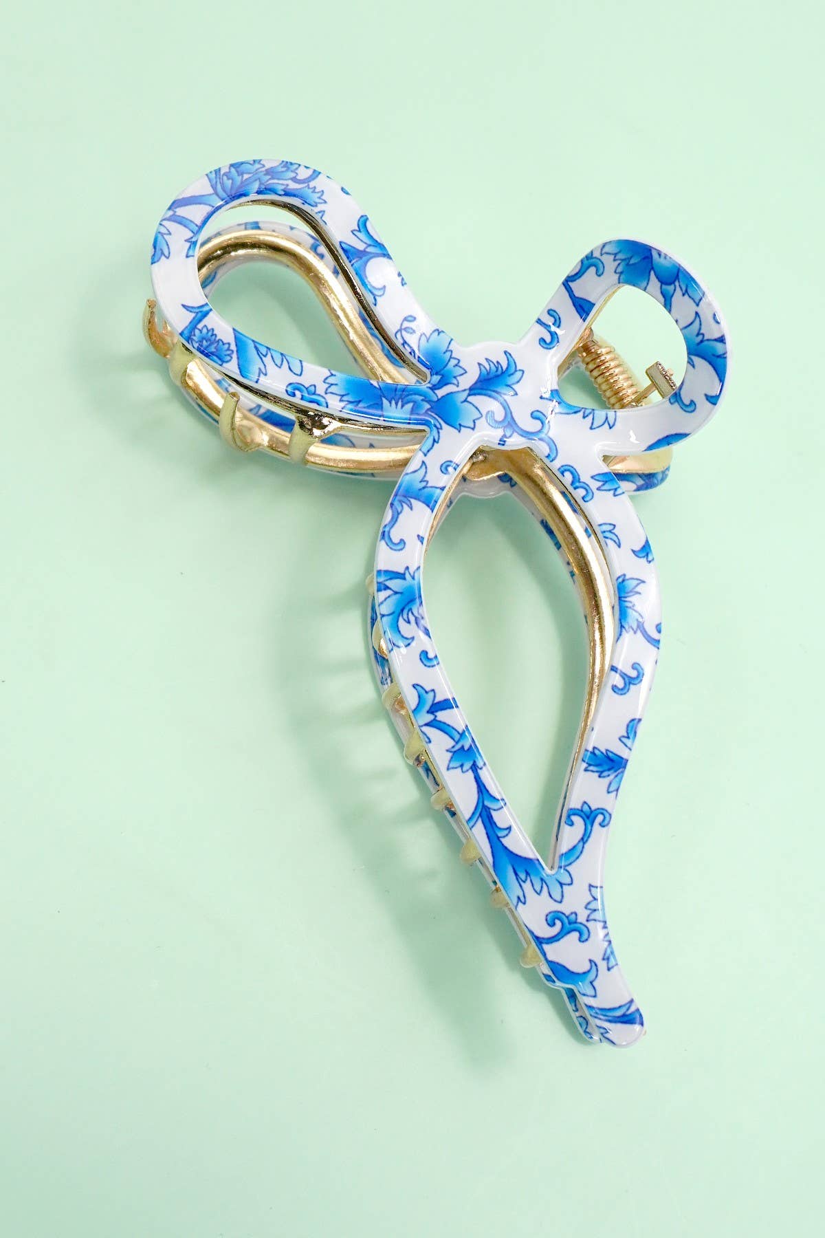 JUMBO CELLULOSE CASTING BOW HAIR CLAW CLIPS | 40H759 - Ember Boutique
