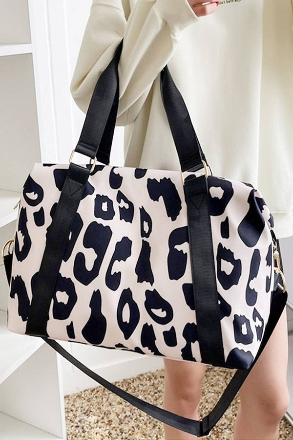 Leopard Print Weekender Travel Duffle Bag - Ember Boutique