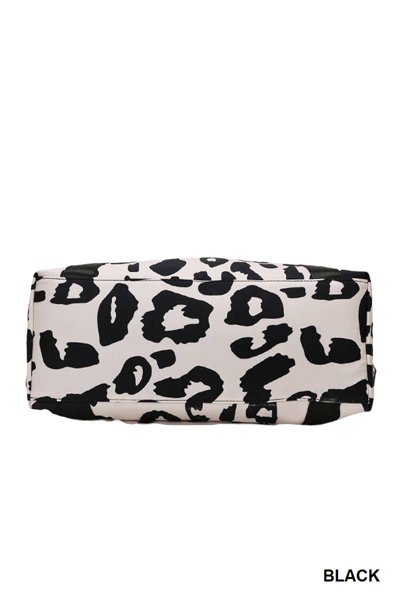 Leopard Print Weekender Travel Duffle Bag - Ember Boutique