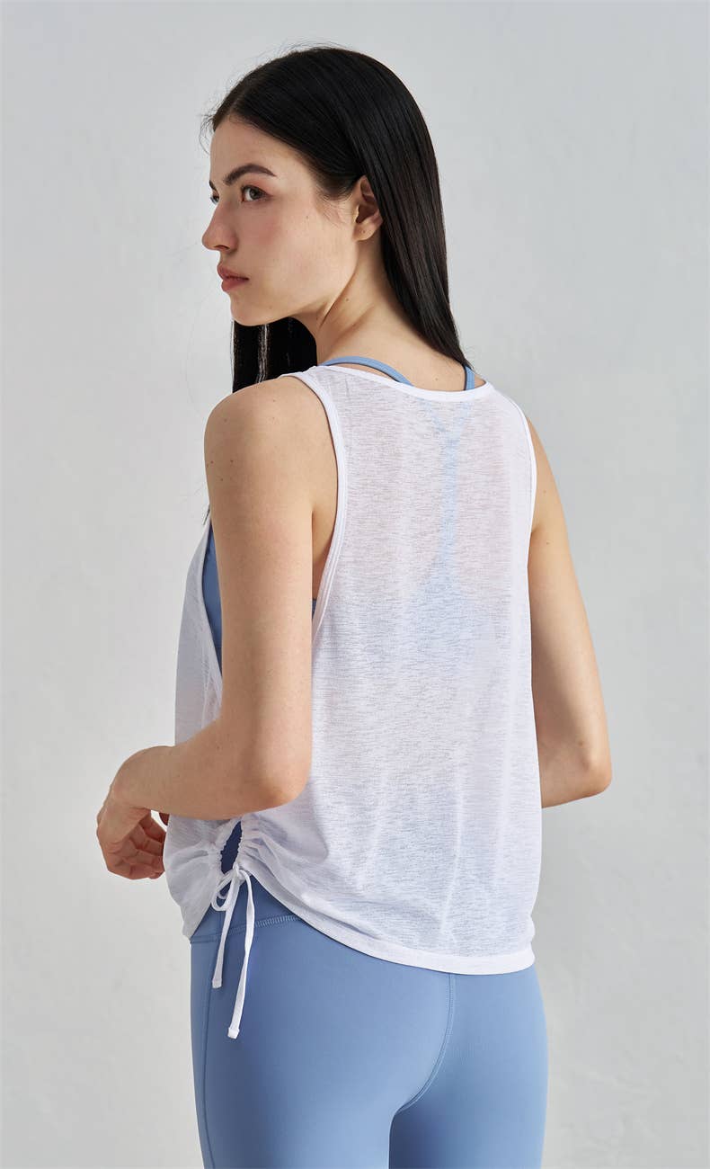 Luana Sleeveless Tank Active Top Cover Up - Ember Boutique