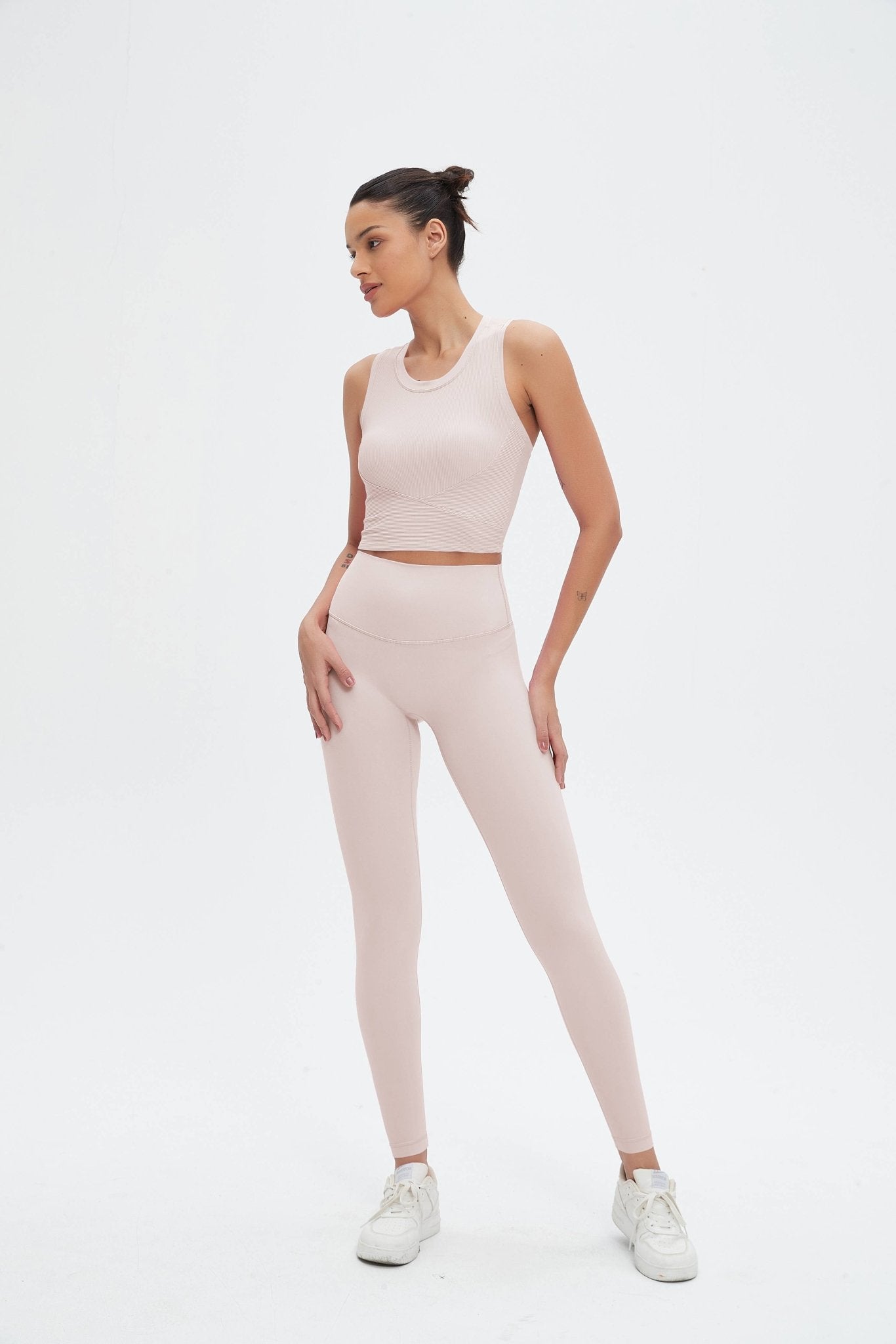 Malibu Rib Tank & Legging 2 Piece Activewear Workout Set - Ember Boutique