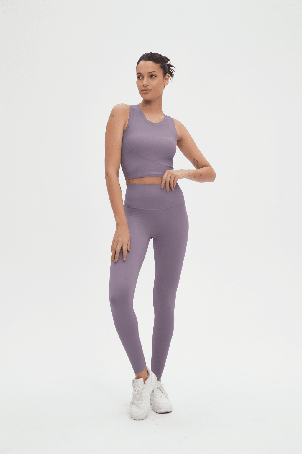 Malibu Rib Tank & Legging 2 Piece Activewear Workout Set - Ember Boutique