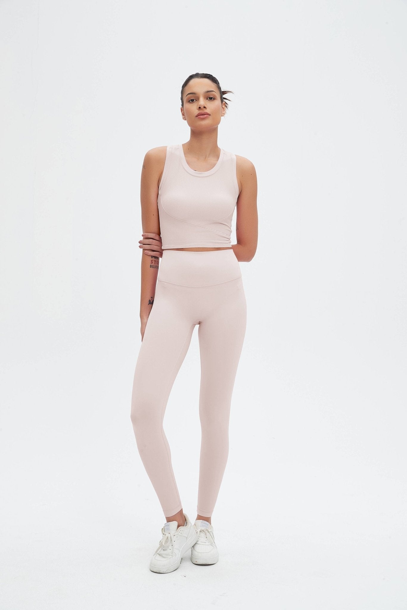 Malibu Rib Tank & Legging 2 Piece Activewear Workout Set - Ember Boutique