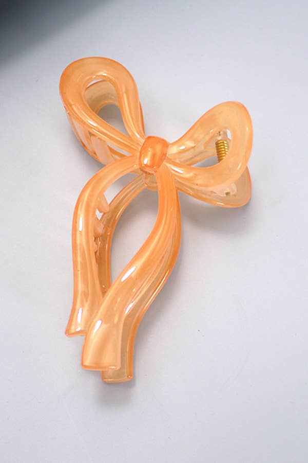 MATTE BOW HAIR CLAW CLIPS | 40H721 - Ember Boutique