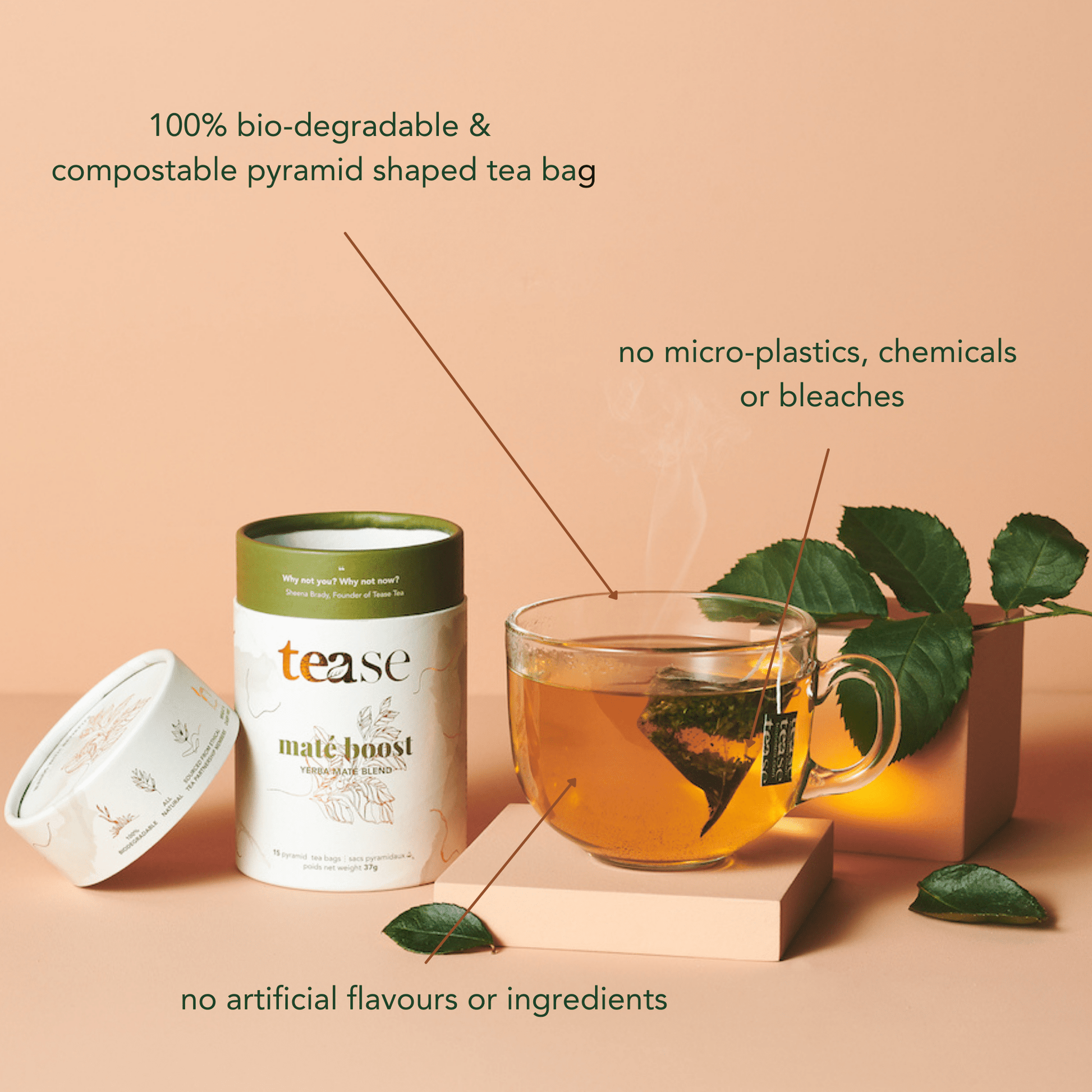 Midnight Mint Organic Herbal Tea by Tease - Ember Boutique