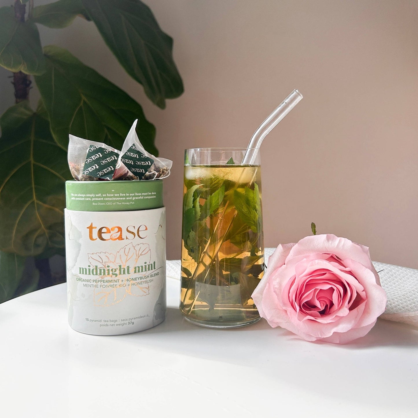 Midnight Mint Organic Herbal Tea by Tease - Ember Boutique