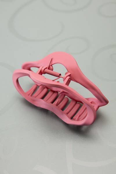 ODD OVAL SHAPE MATT LARGE HAIR CLAW CLIPS | 40H547 - Ember Boutique