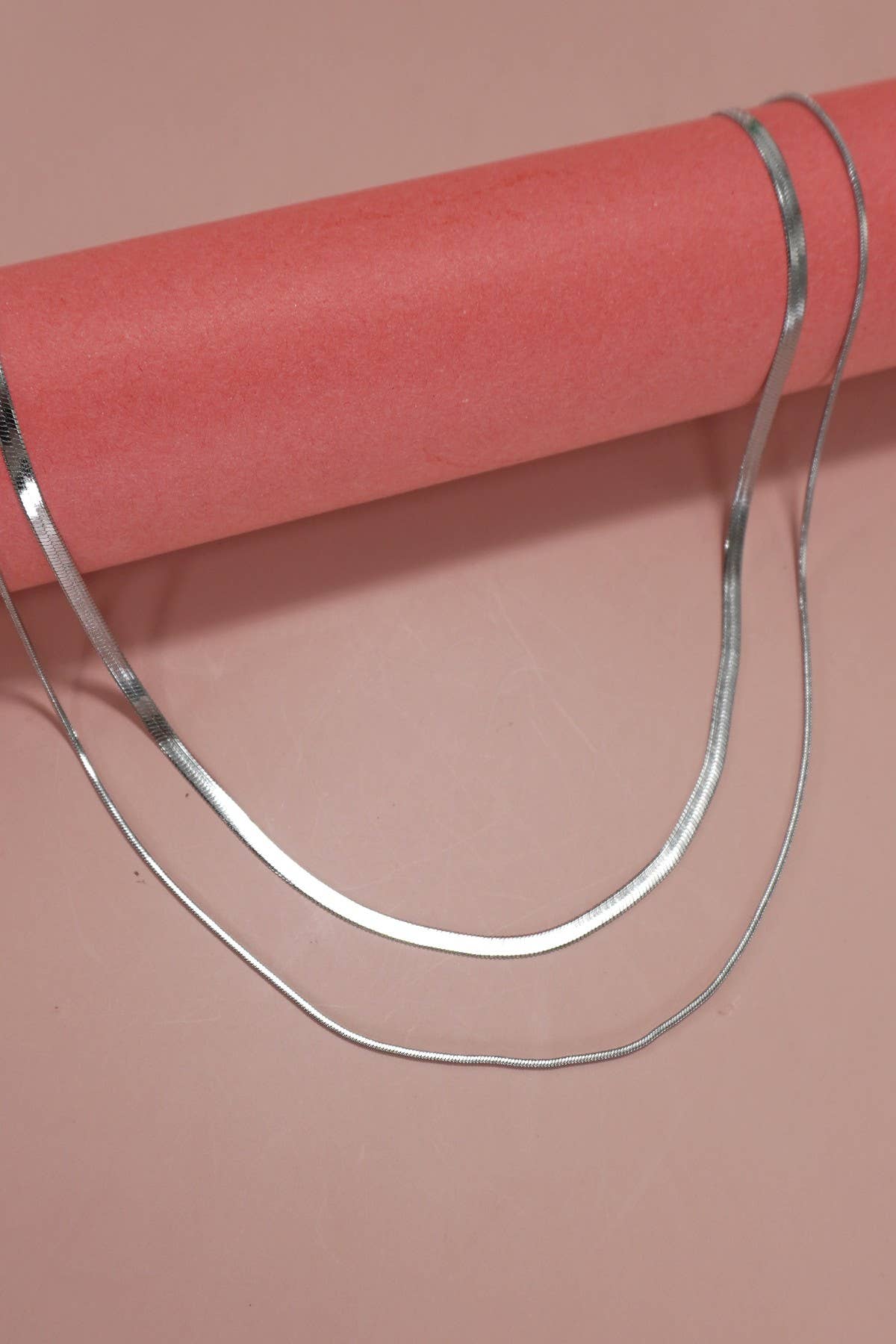 STAINLESS STEEL TARNISH FREE MULTI LAYER NECKLACE | 40NK315 - Ember Boutique