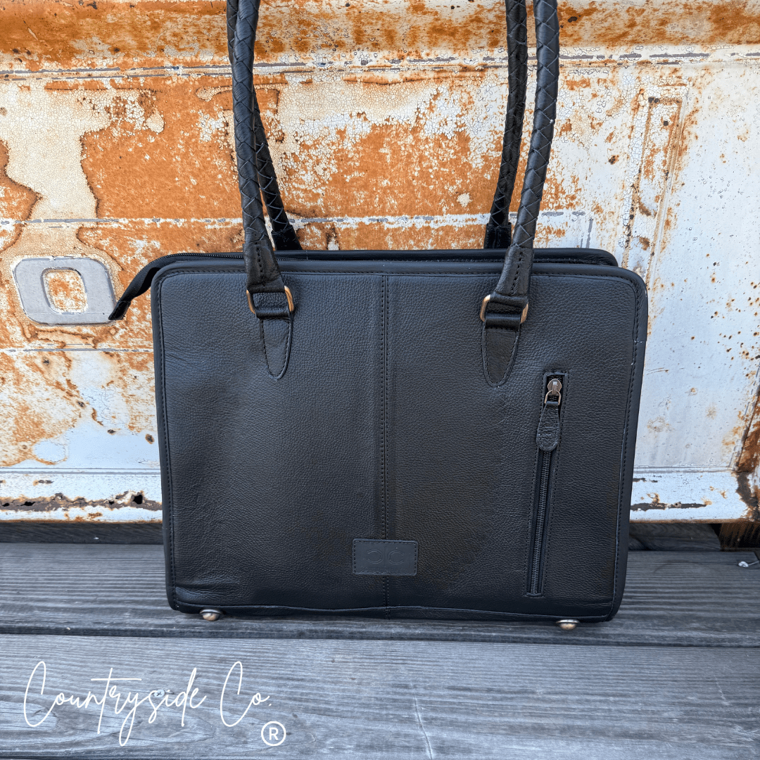 Sterling Ranch Tooled Leather Purse - Ember Boutique