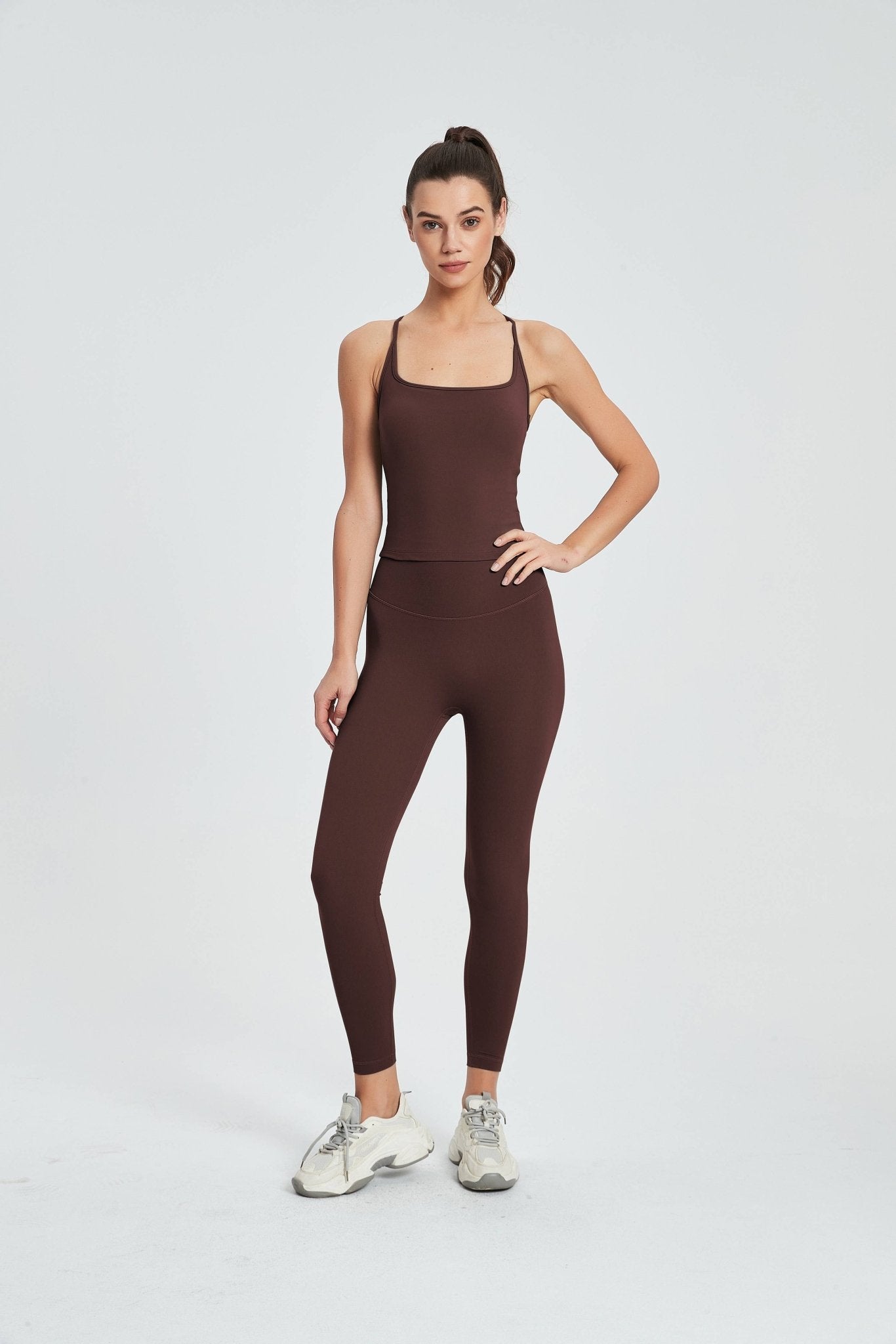 Veronica Sports Bra and High Waist Leggings Activewear Set - Ember Boutique